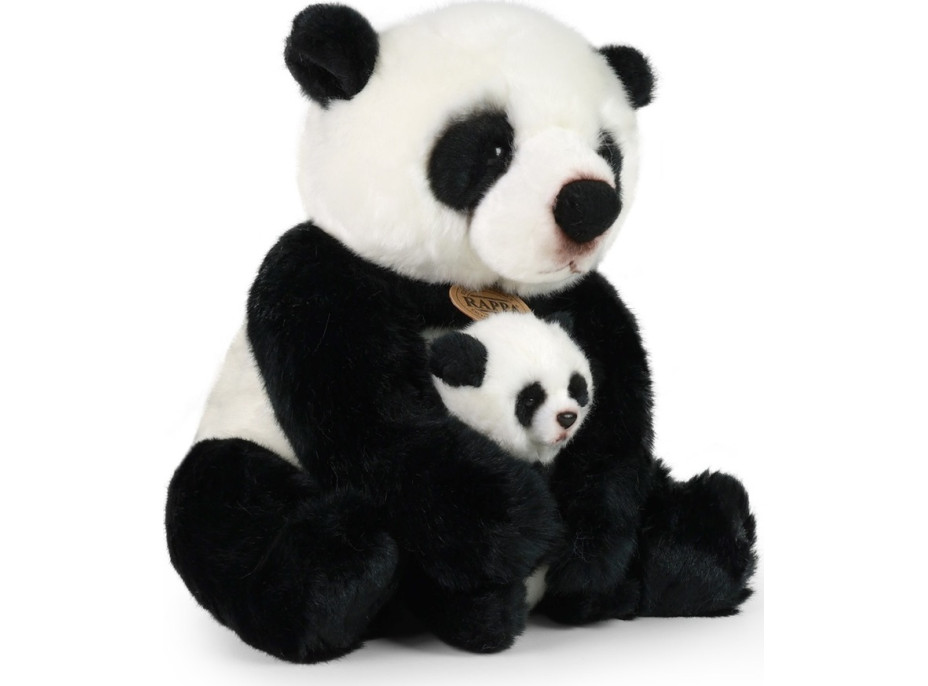 Rappa Plyšová panda s mláďaťom 27 cm ECO-FRIENDLY