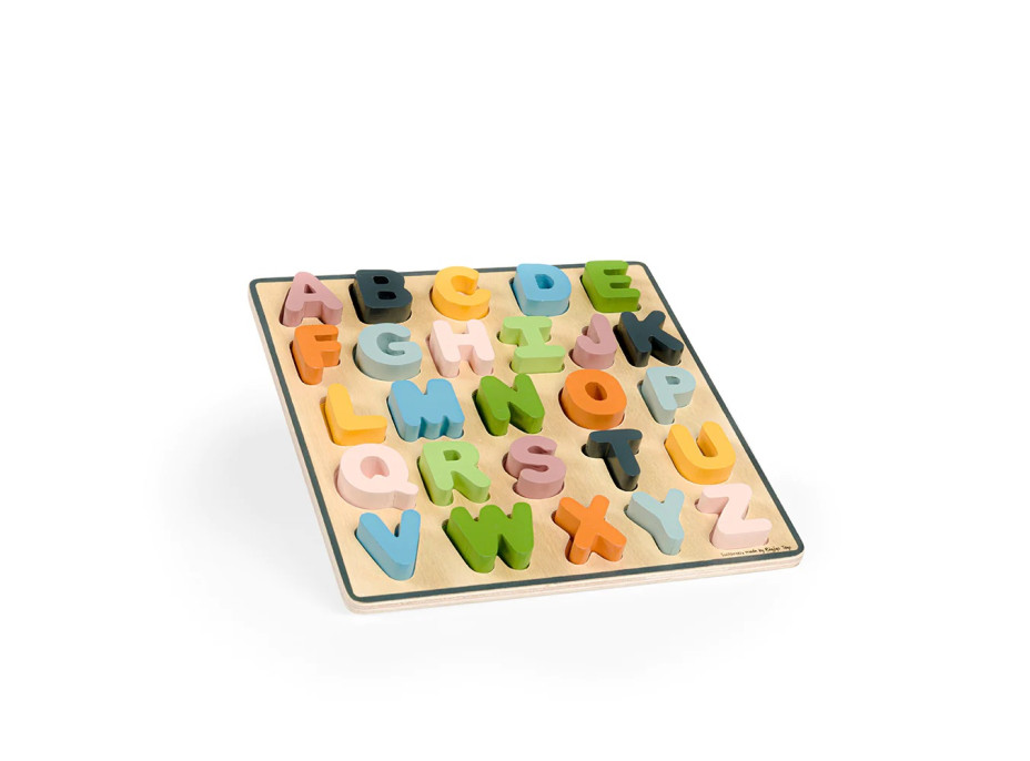 Bigjigs Toys Drevené puzzle veľké písmená - ABC