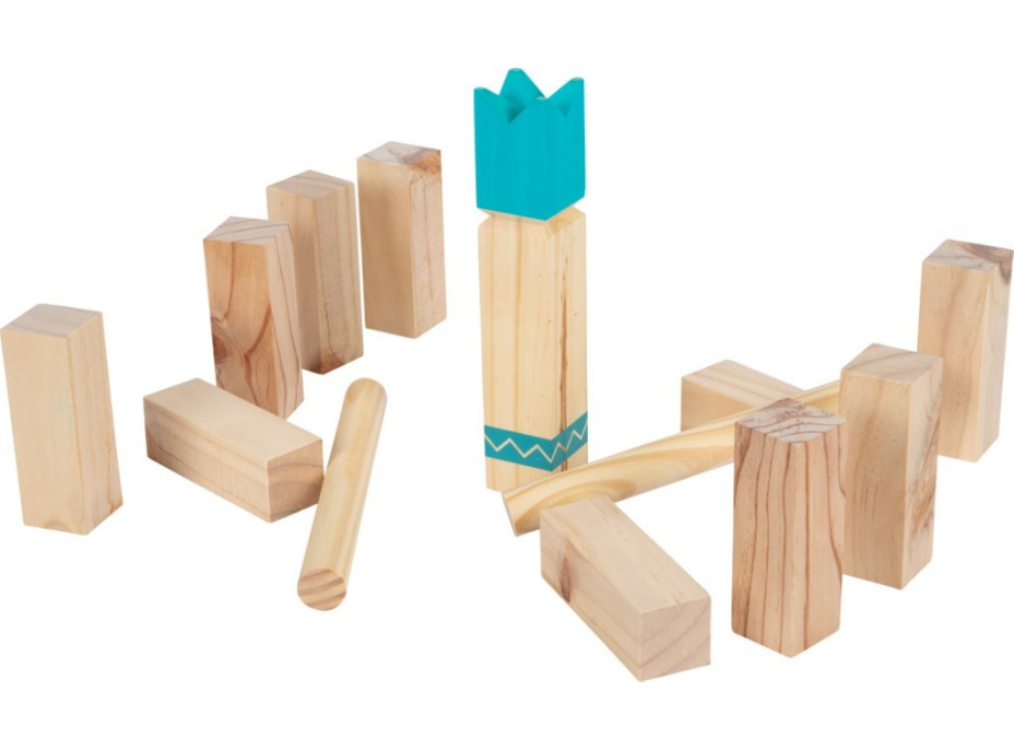 small foot Vikingské kocky Kubb Active