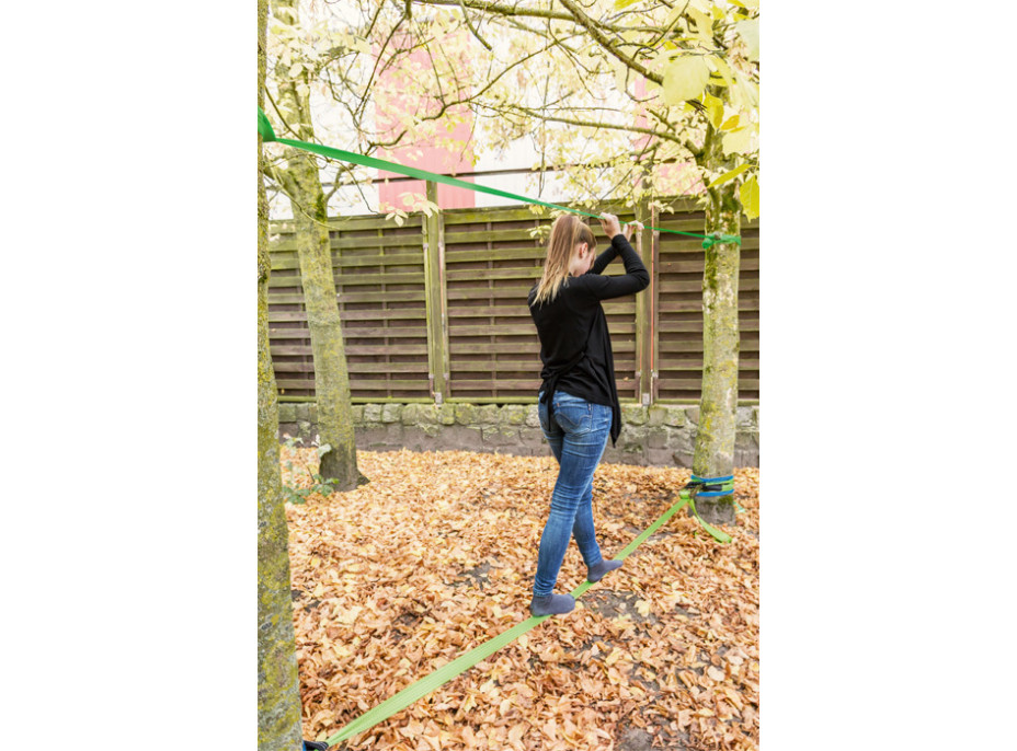 small foot Slackline set (vrátane ochrany stromu) - poškodený obal