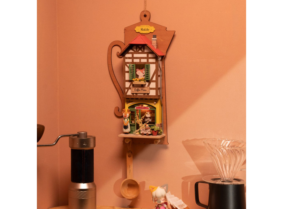 RoboTime miniatúra domčeka na zavesenie Lenošná kaviareň