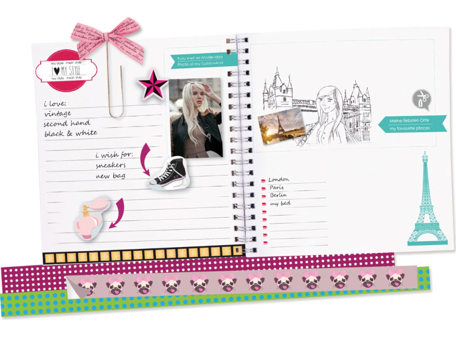 Lena Zápisník Scrapbook