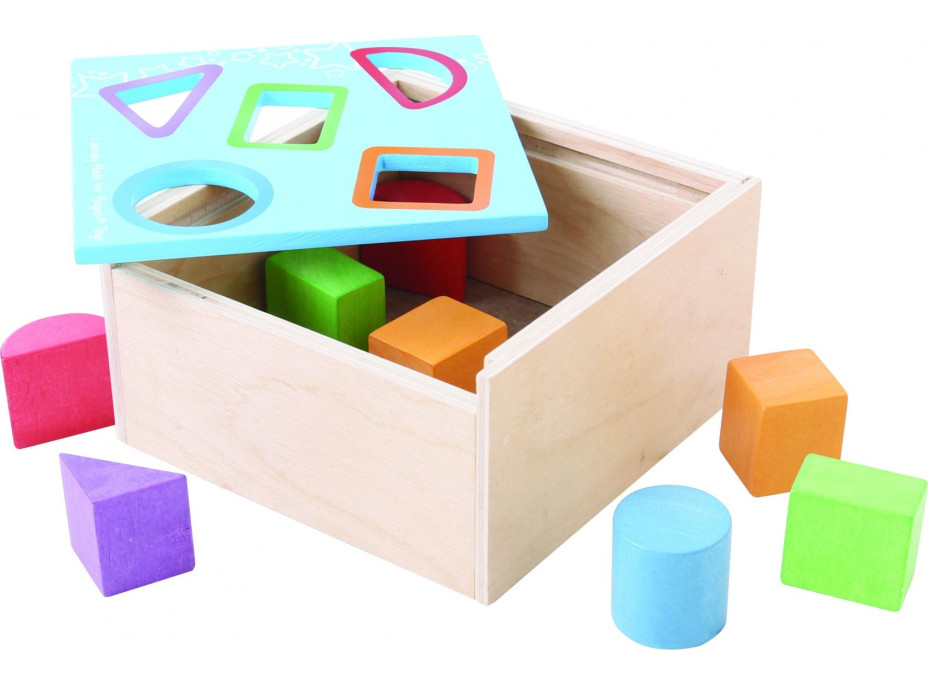 Bigjigs Toys Vkladacia krabička s tvarmi