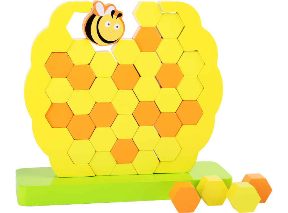 small foot Motorická balančná hračka včelí úľ