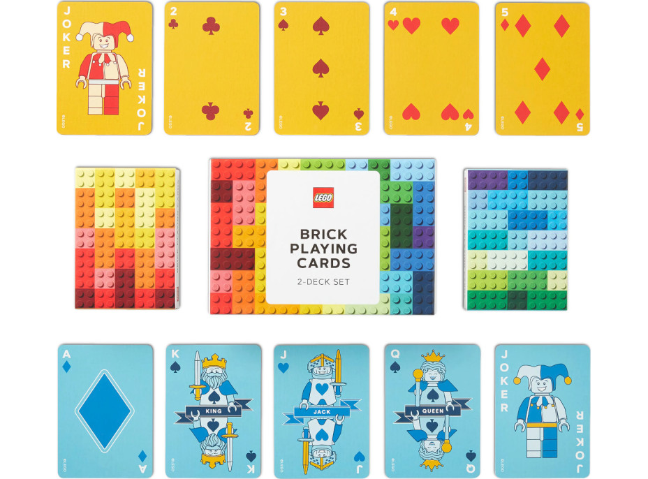 Chronicle Books LEGO® Sada hracích kariet