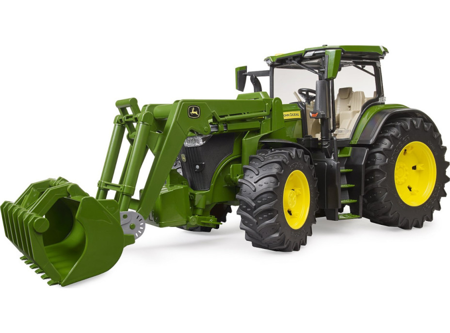 Bruder Traktor John Deere 7R 350 s čelným nakladačom