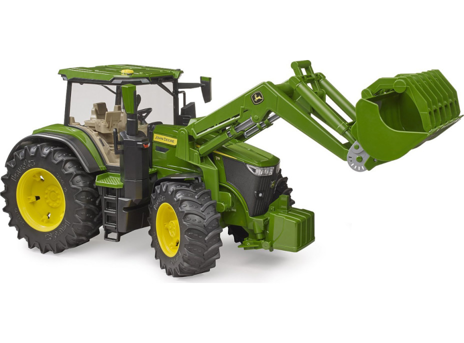 Bruder Traktor John Deere 7R 350 s čelným nakladačom