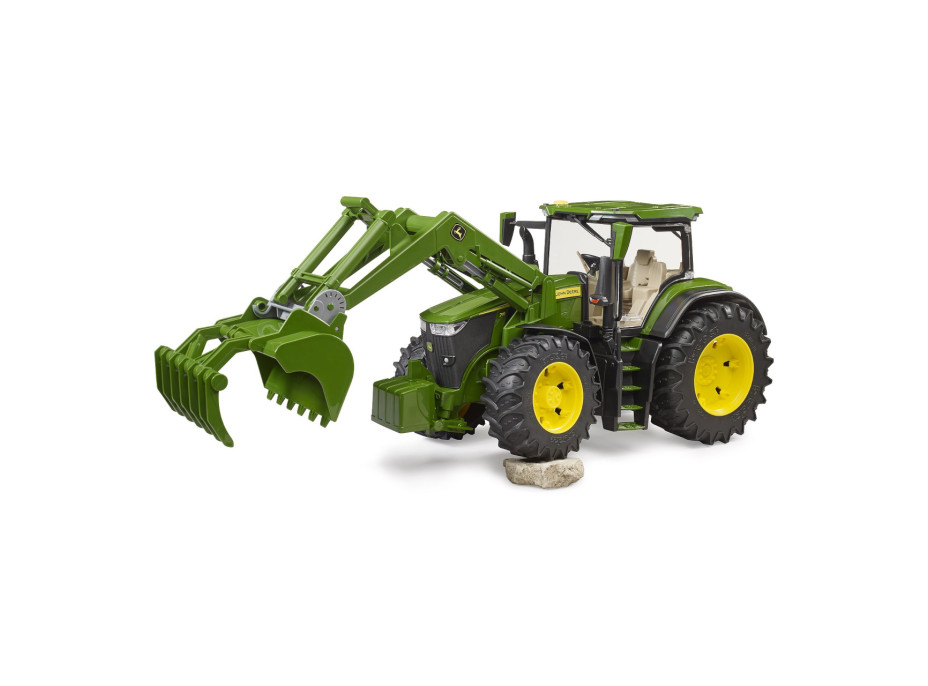 Bruder Traktor John Deere 7R 350 s čelným nakladačom