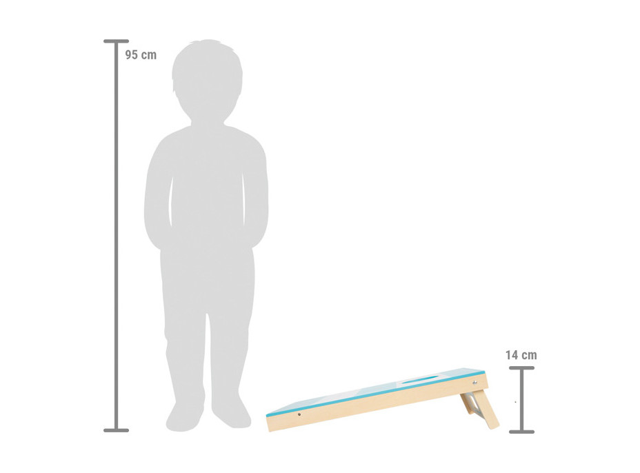 small foot Hra 2v1 Cornhole a stolný hokej Active