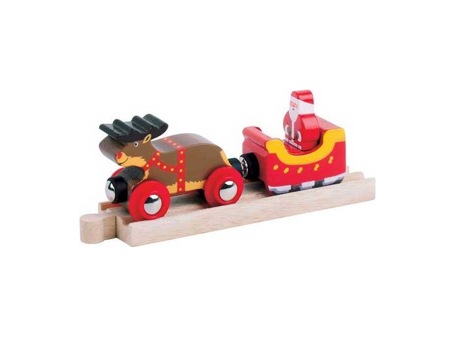 Bigjigs Rail Santovo záprah + koľaj