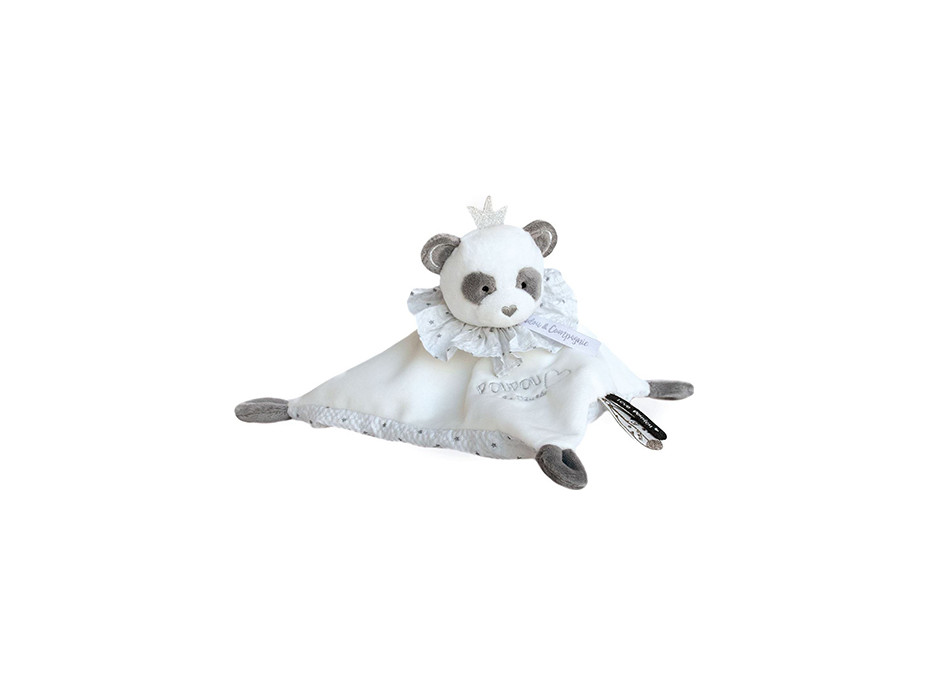 Doudou Darčeková sada - plyšový muchláčik panda 20 cm