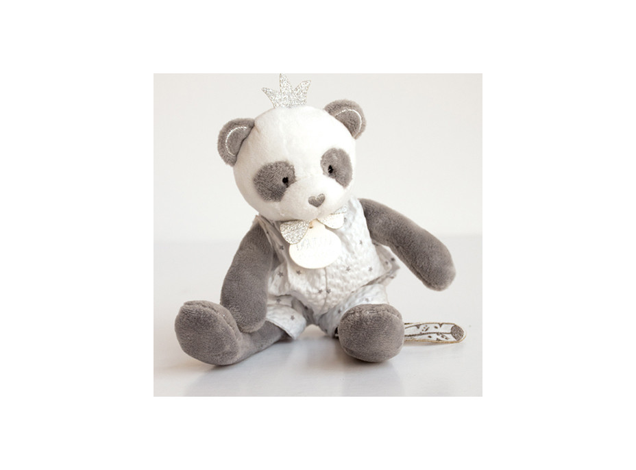 Doudou Darčeková sada - plyšová hračka panda s dečkou 20 cm