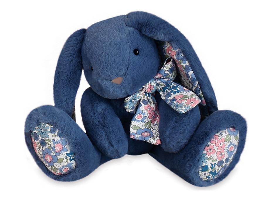 Doudou Histoire d´Ours Plyšový kamarát modrý zajačik 25 cm