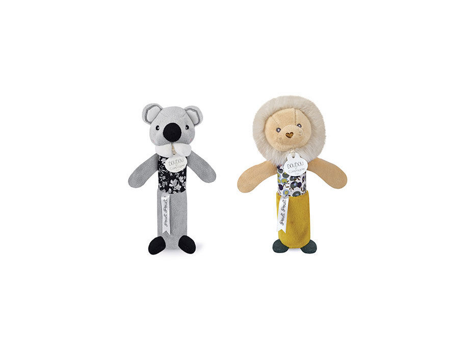 Doudou Hrkálka pískacia 17 cm 1 ks koala