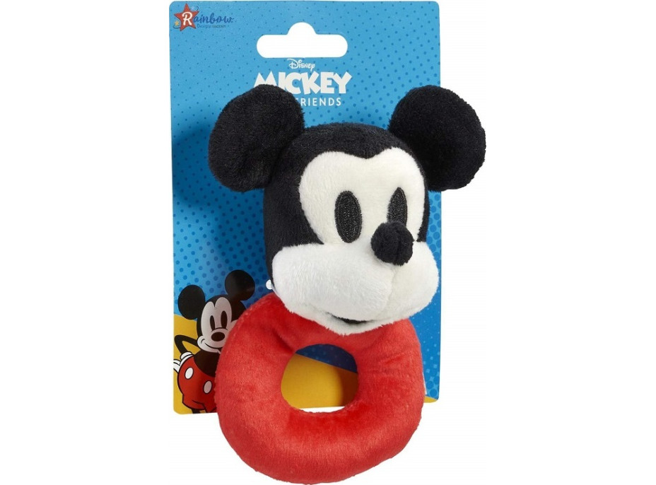 Rainbow Plyšová hrkálka Mickey Mouse