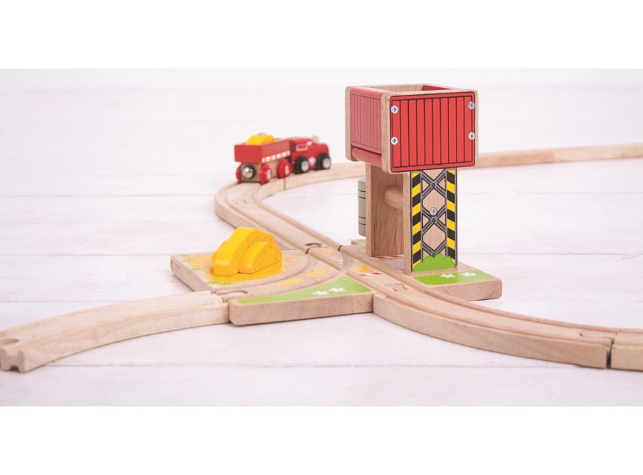 Bigjigs Rail Veža s pieskom