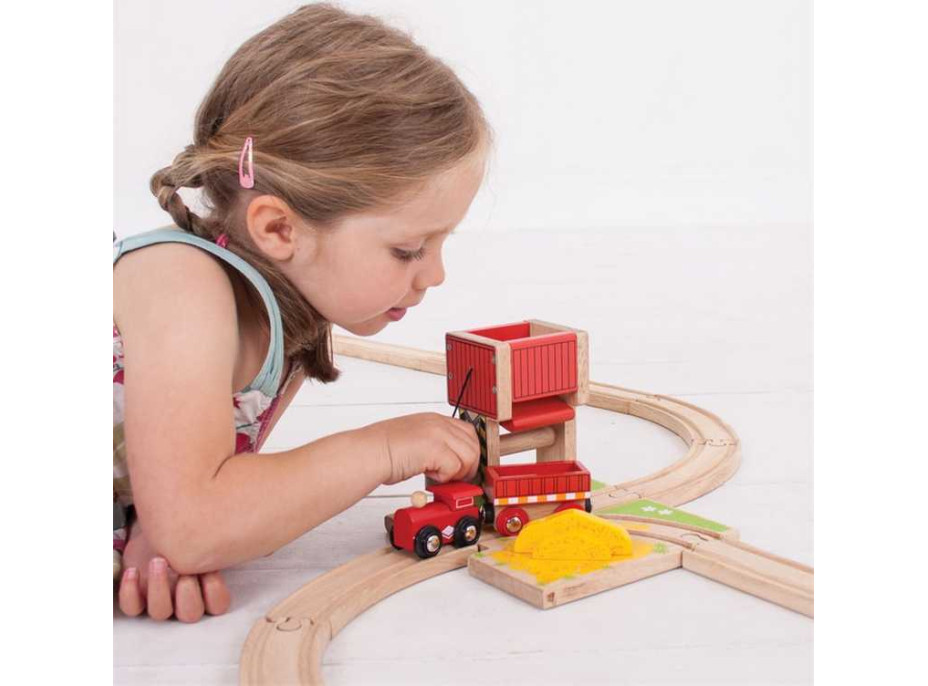 Bigjigs Rail Veža s pieskom