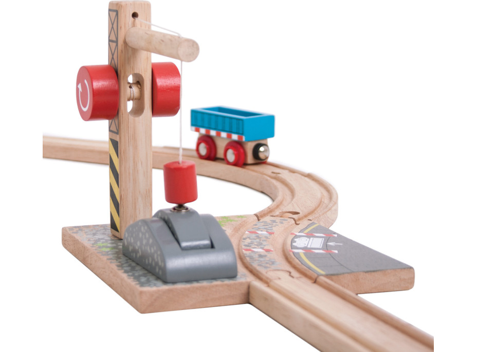 Bigjigs Rail Žeriav so štrkom