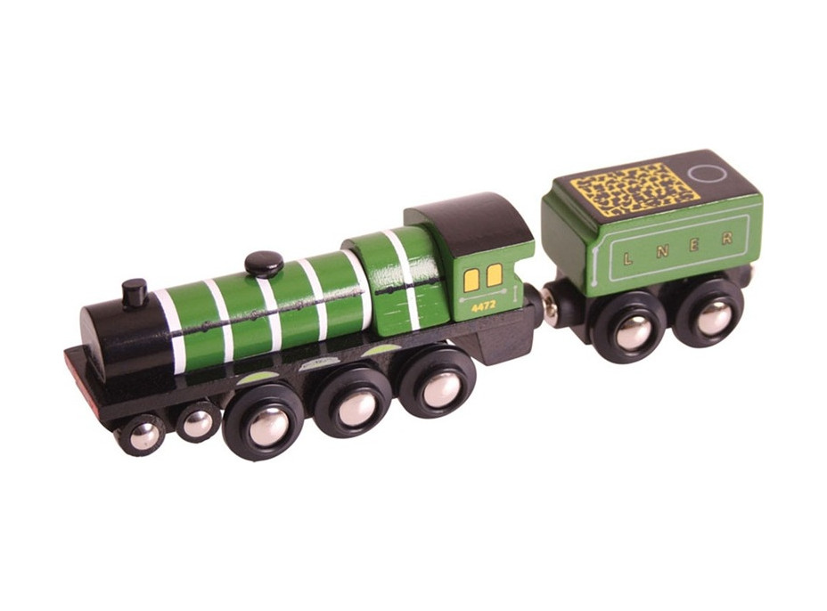 Bigjigs Rail Drevená replika lokomotíva Flying Scotsman