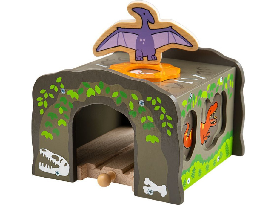 Bigjigs Rail Dinosaurie tunel T-Rex