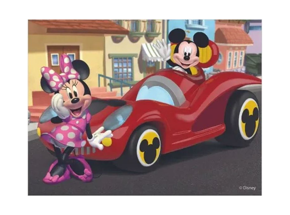 Dino Drevené licenčné kocky Mickey Mouse – 12 kociek