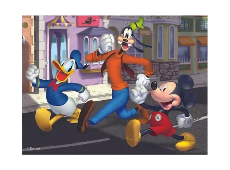 Dino Drevené licenčné kocky Mickey Mouse – 12 kociek