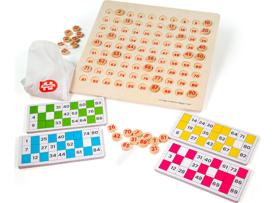 Bigjigs Toys Tradičné Bingo