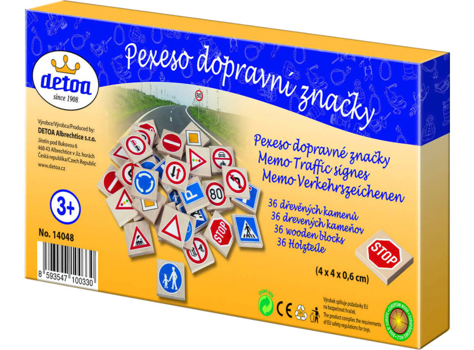 Detoa Pexeso dopravné značky