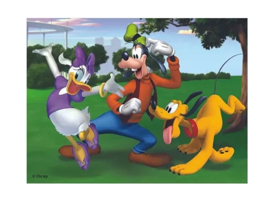 Dino Drevené licenčné kocky Mickey Mouse – 12 kociek