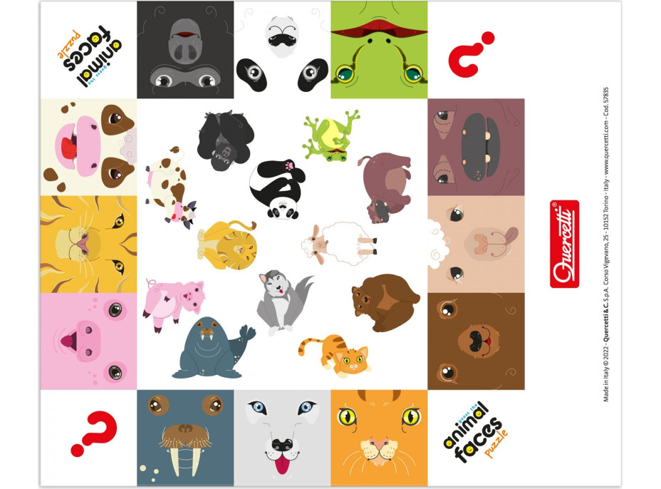 Quercetti Animal Faces Puzzle