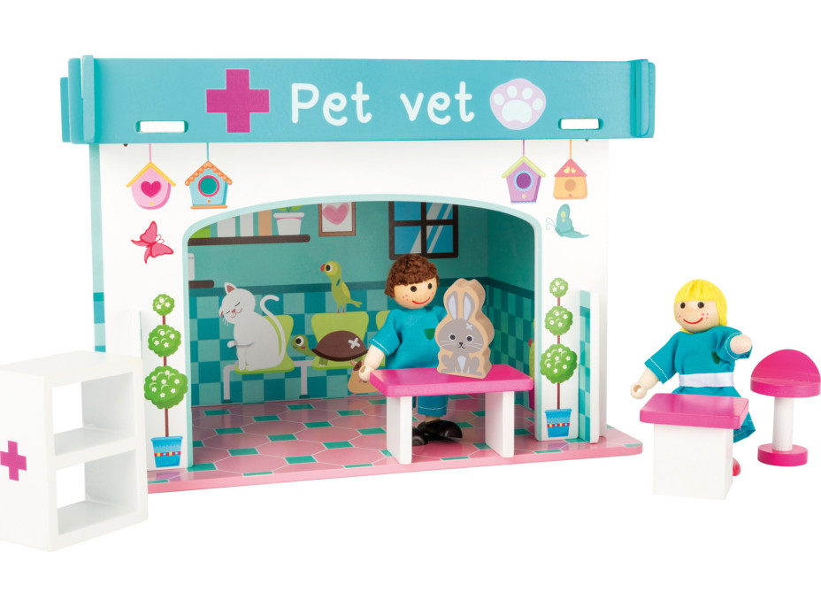 small foot Veterinárna klinika s príslušenstvom