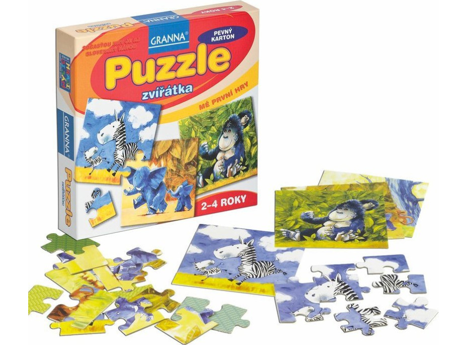 Granna Puzzle zvieratá