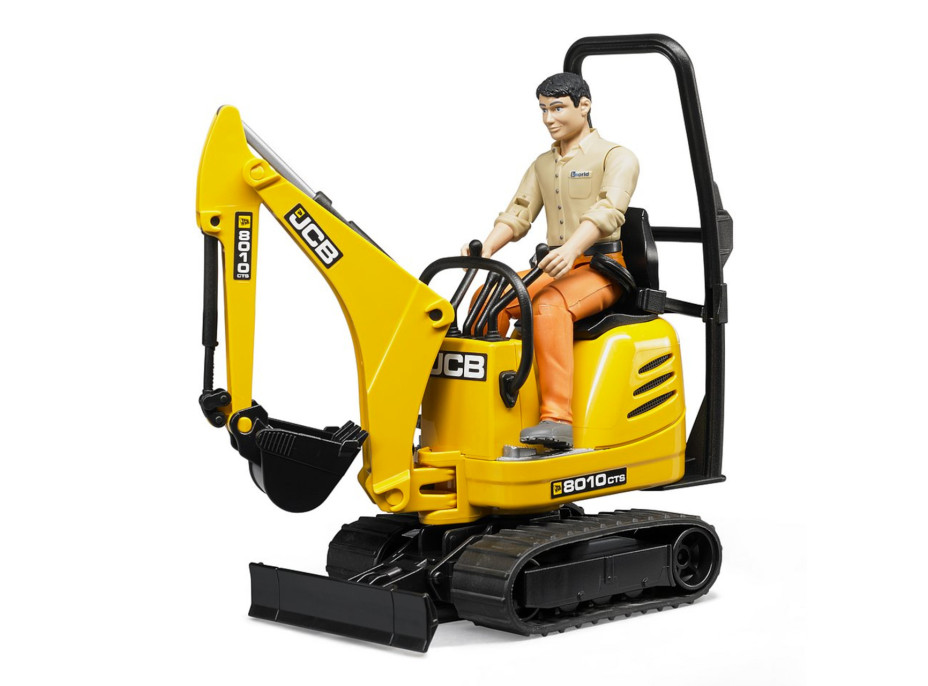 Bruder BWORLD Mikrobager JCB s figúrkou