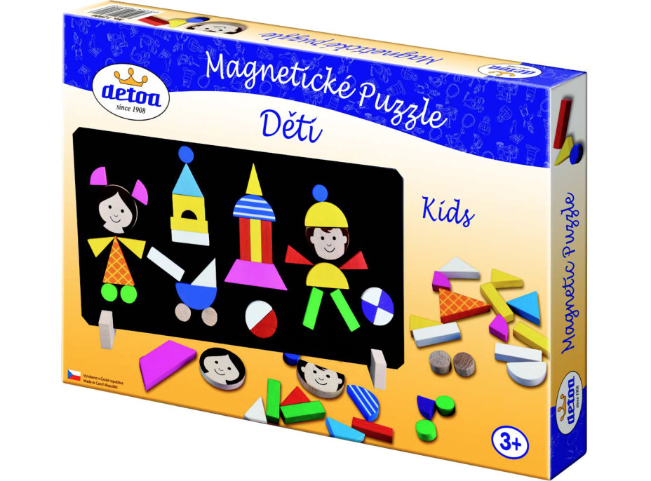 Detoa Magnetické puzzle Deti