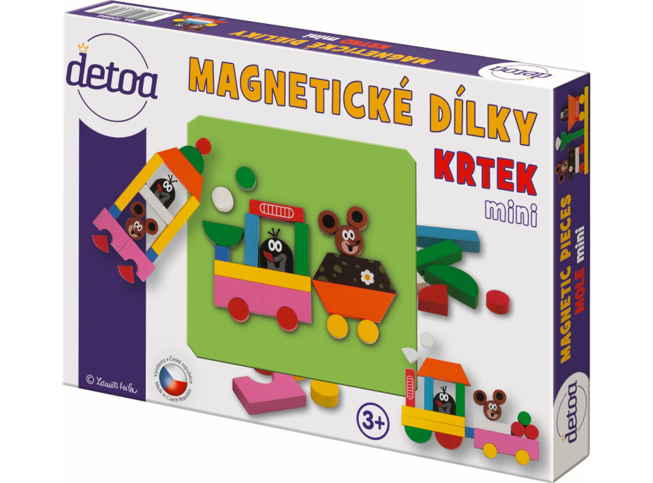 Detoa Magnetické dieliky Krtko MINI