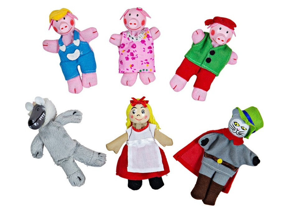 Bigjigs Toys Prstoví maňušky rozprávkové postavičky