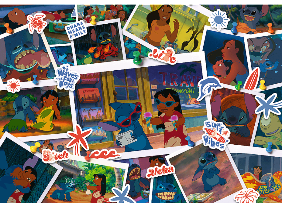 TREFL Puzzle Lilo&Stitch: Sladké spomienky 1000 dielikov