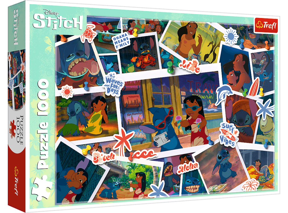 TREFL Puzzle Lilo&Stitch: Sladké spomienky 1000 dielikov