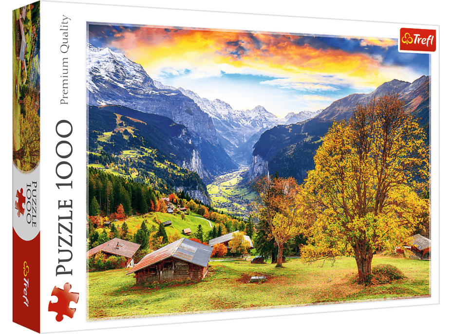 TREFL Puzzle Malebná alpská dedinka 1000 dielikov