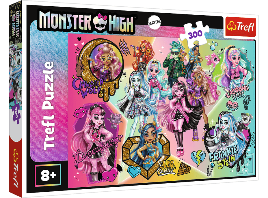 TREFL Puzzle Monster High: Zombie na vrchole 300 dielikov