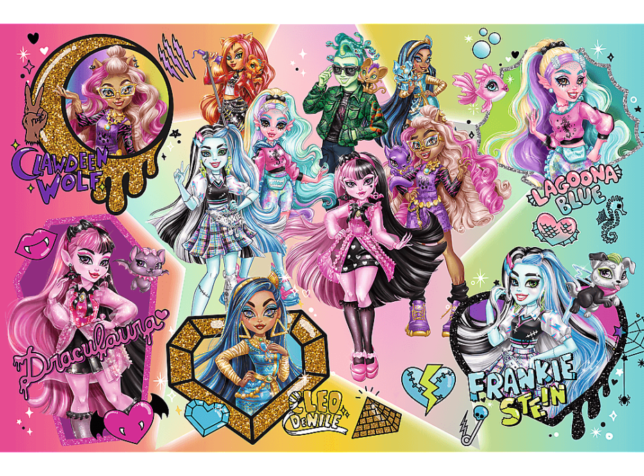 TREFL Puzzle Monster High: Zombie na vrchole 300 dielikov