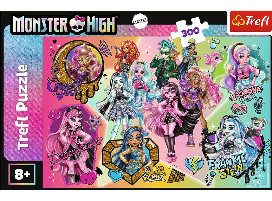 TREFL Puzzle Monster High: Zombie na vrchole 300 dielikov