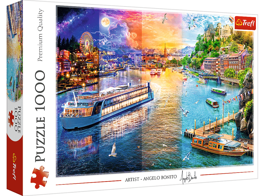 TREFL Puzzle Plavba po rieke 1000 dielikov