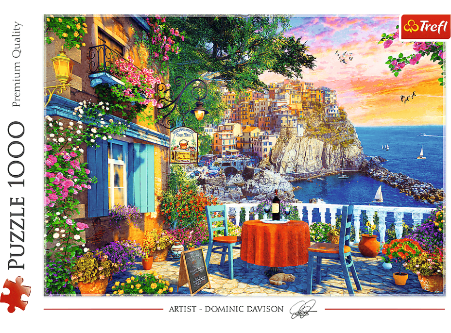 TREFL Puzzle Pohľad na Cinque Terre 1000 dielikov