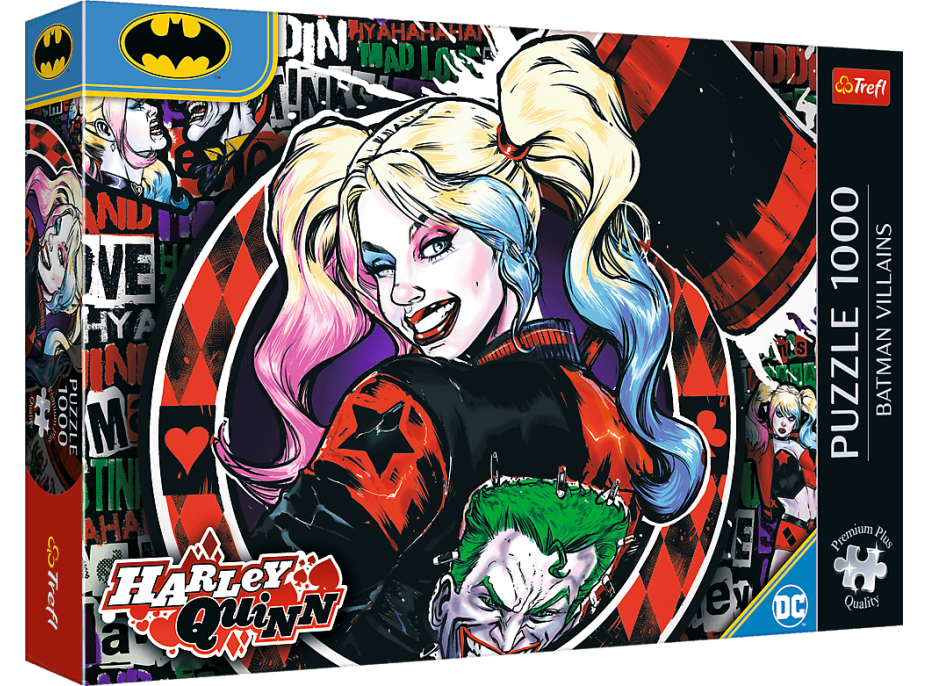 TREFL Puzzle Premium Plus Batman: Harley Quinn 1000 dielikov