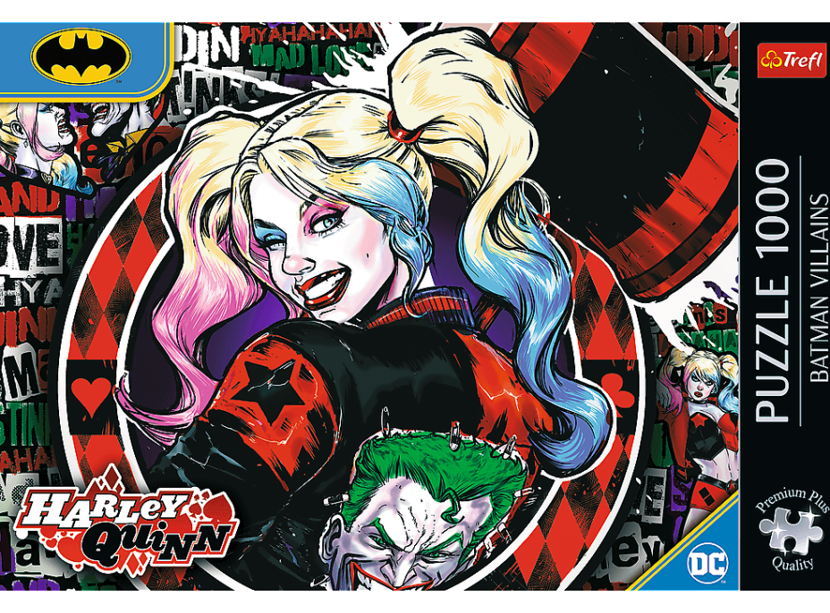 TREFL Puzzle Premium Plus Batman: Harley Quinn 1000 dielikov