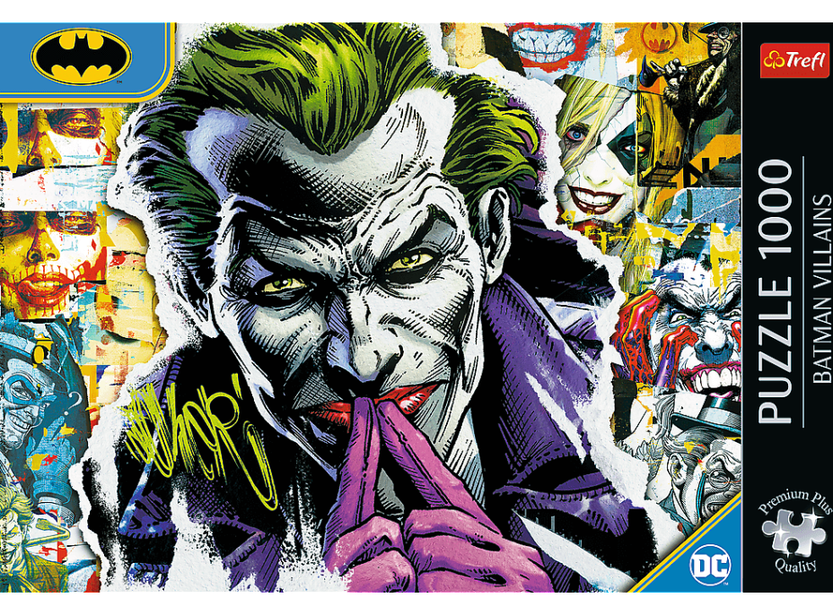 TREFL Puzzle Premium Plus Batman: Joker 1000 dielikov