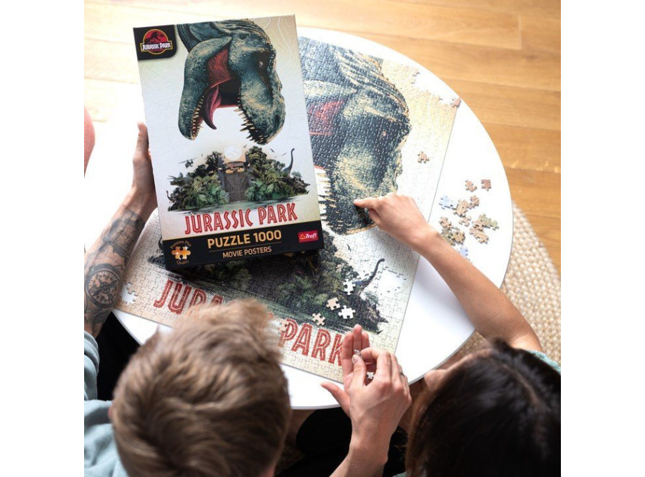 TREFL Puzzle Premium Plus Jurassic Park: Filmový plagát 1000 dielikov