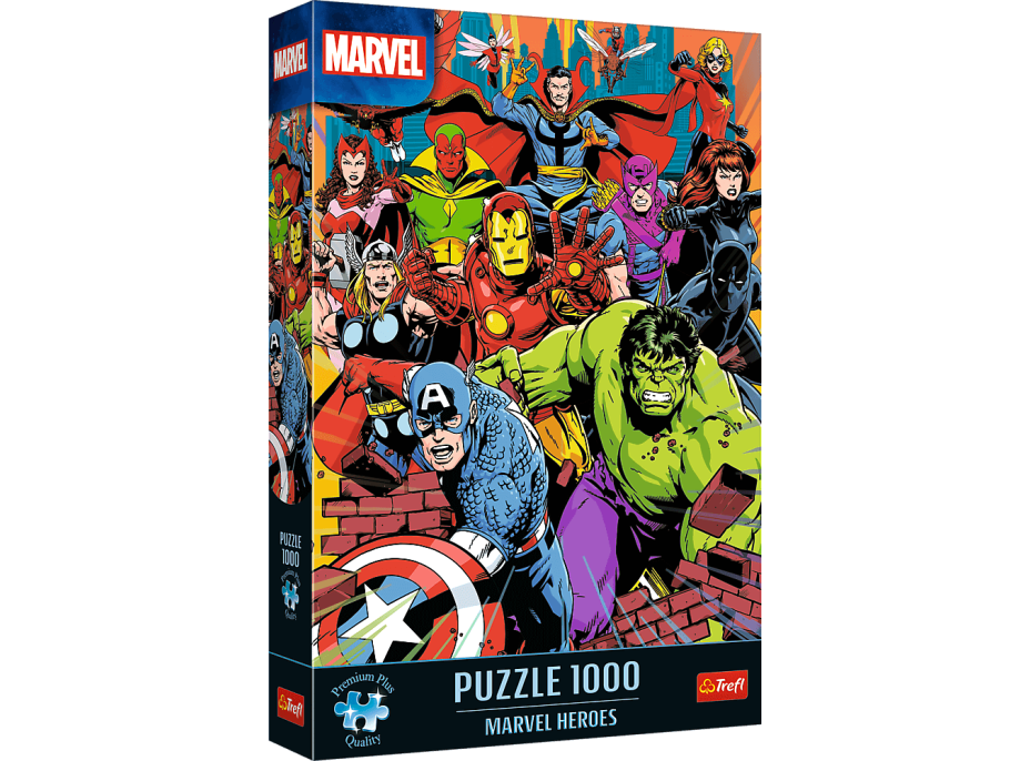 TREFL Puzzle Premium Plus Marvel: Hrdinovia Marvelu 1000 dielikov