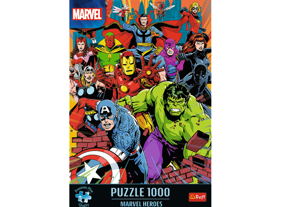 TREFL Puzzle Premium Plus Marvel: Hrdinovia Marvelu 1000 dielikov